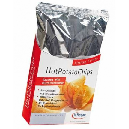 Chips in einer Faltschachtel - Topgiving